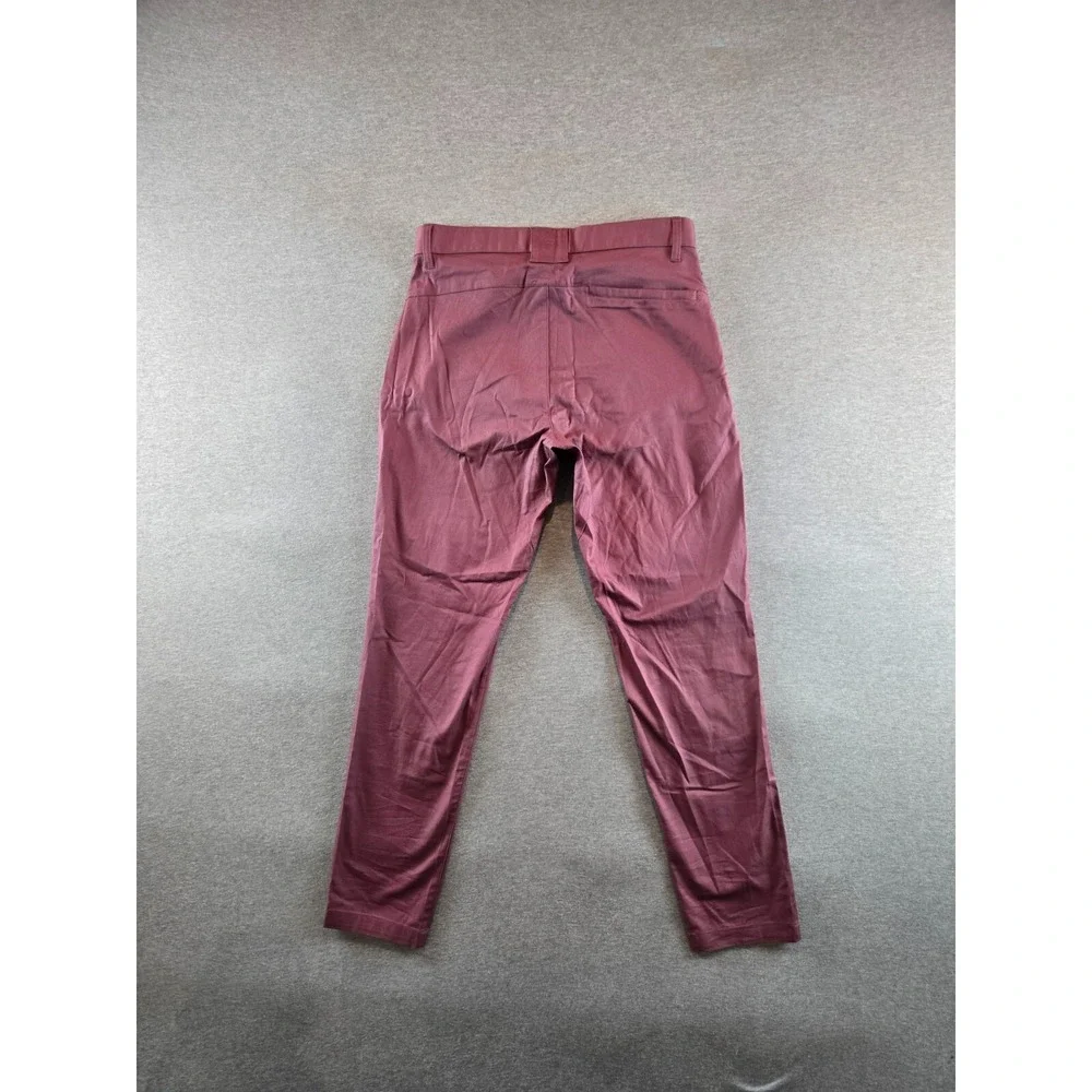 Fabletics The High‎ Side Chino Mens 30x32 Moonlight Mauve Modern Slim Pants NWT